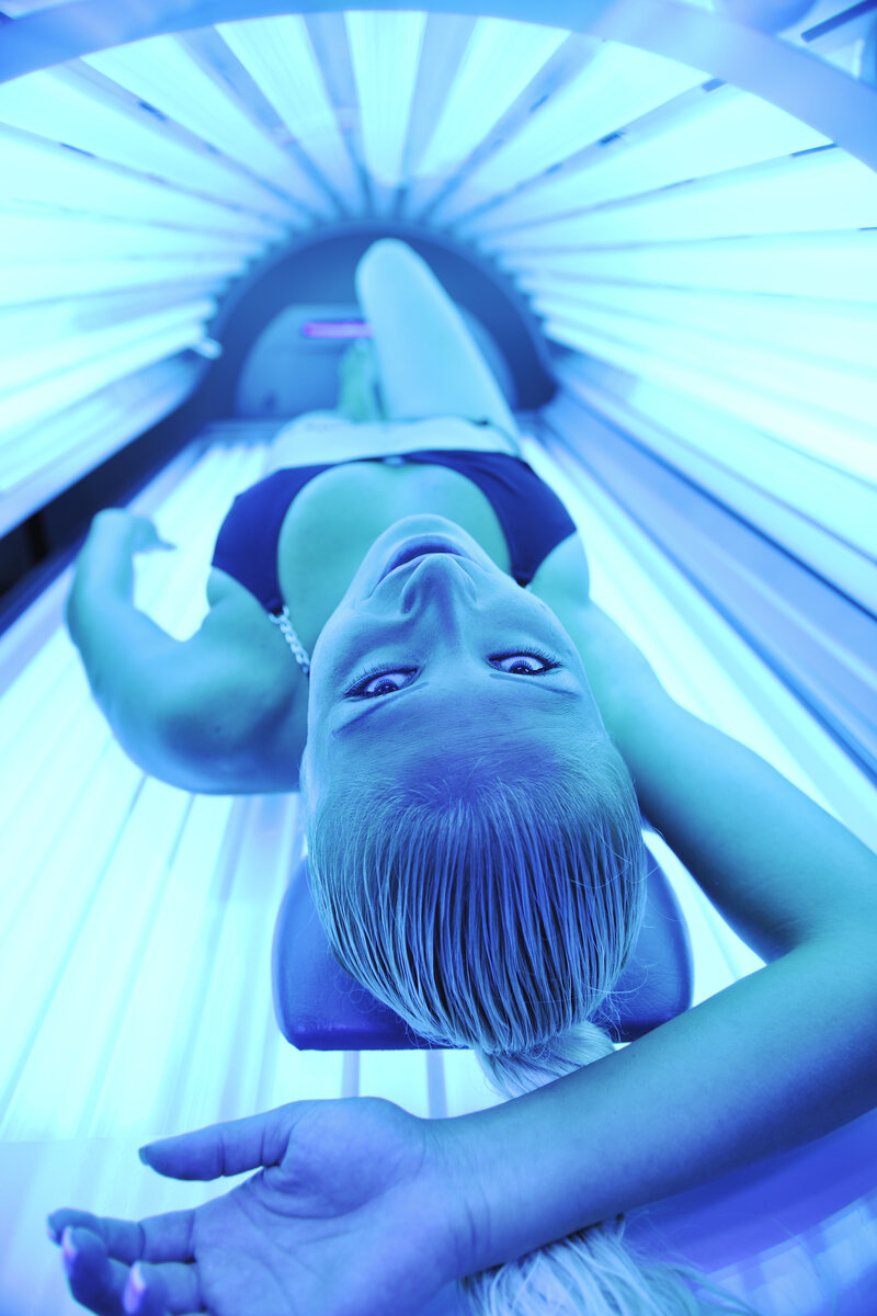 tanning bed usage and eye health